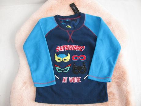 Fleecová mikina - superhero, 116