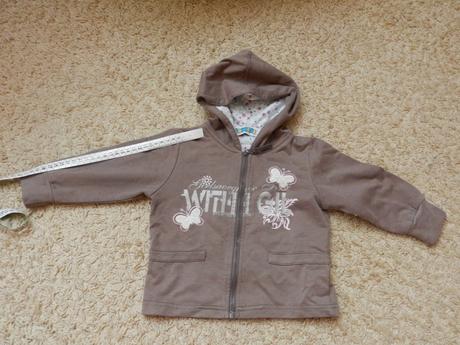 Mikina na zip s motýlky, 86