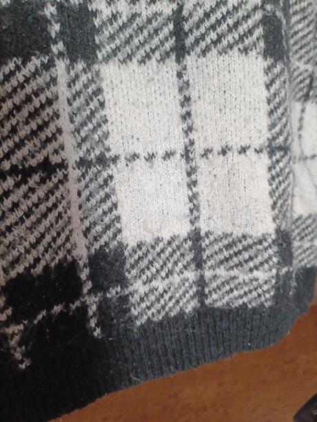 Károvaný svetr h&m 134/140, h&m,140