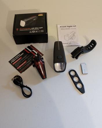 Ka661 led světlo na jízdní kolo na usb,