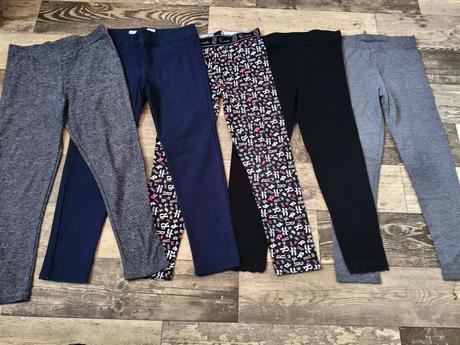 Legíny dívčí 5x vel.122/128, george,122