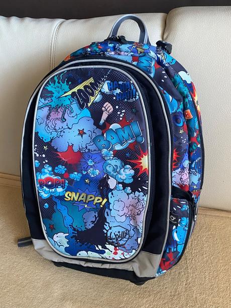 Školní batoh topgal mira 19019 + pláštěnka topgal, 