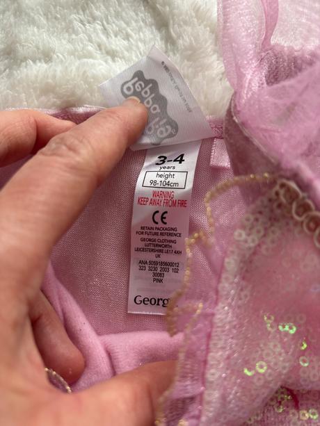 An28/ kostým princezna peppa pig - v.3/4 roky, 