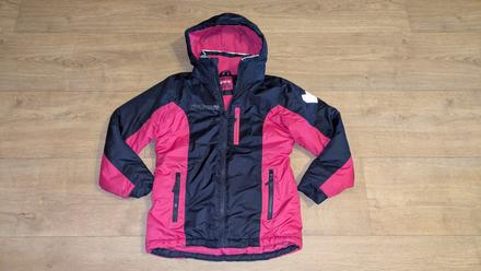 T514 teplá zimní bunda y.f.k vel. 146/152, 146