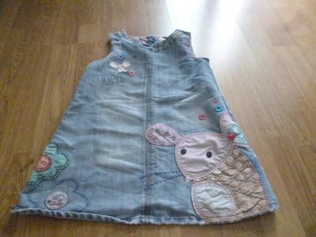 Riflové šaty next vel. 2-4, next,98