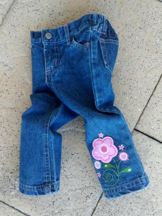 Tmavě modré džíny / jeans / rifle / rifličky, 86