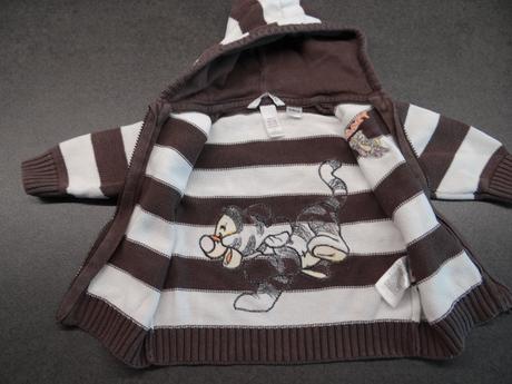 Svetýrek ve stylu medvídka pú, h&m,74