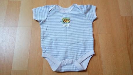 Bodýčko proužkované pro chlapce, vel. 3-6 měs. , tesco,68