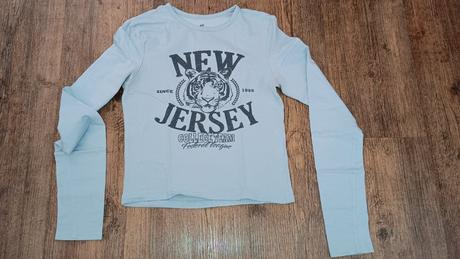 Dětské tričko/ crop top s dlouhým rukávem, h&m,170