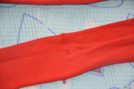 Punčošky punčocháče punčochy červené, 110