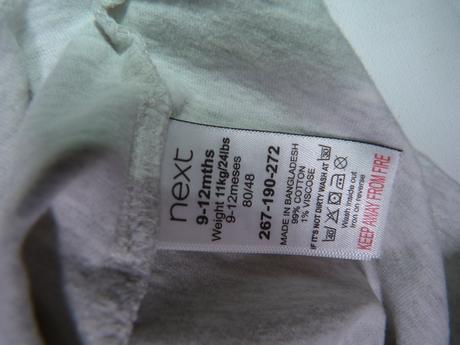 Next bavlněné tričko vel. 80, next,80