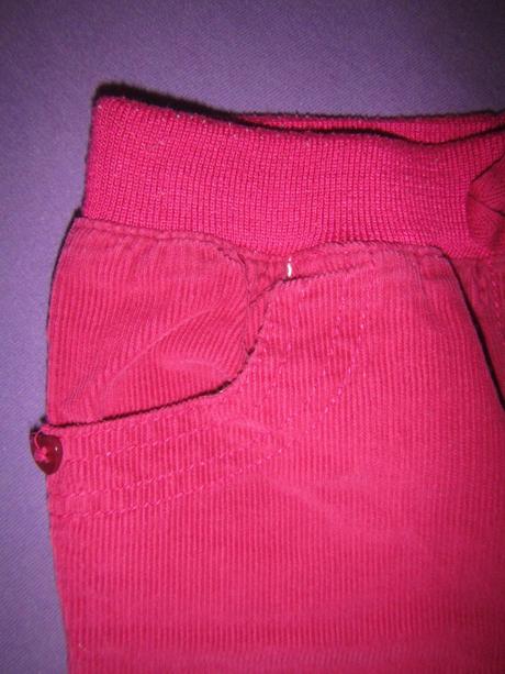 Růžové manžestrové kalhoty-manžestráky, 104, cherokee,104