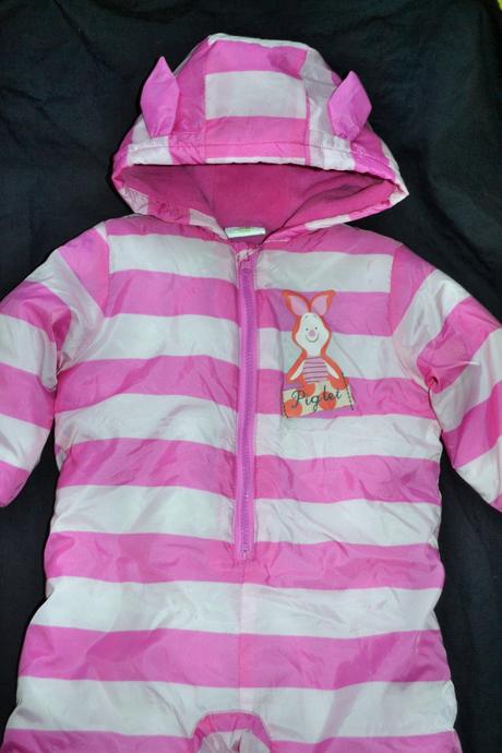 Kvalitní  zimní kombinéza,74-80,s fleece, disney,74 / 80