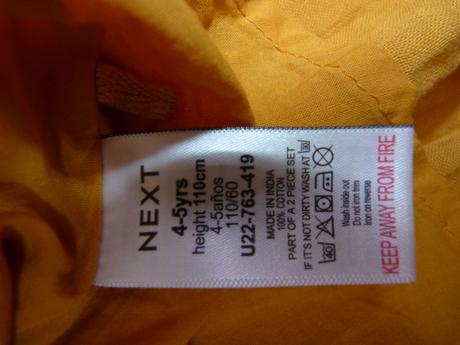 Next komplet šaty + halenka vel.110, next,110