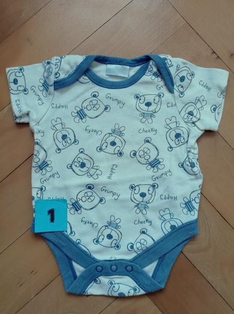 Body krátký rukáv 50-56, 50