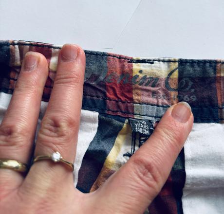 Kraťasy kostikované - v.9/10 let, denim co,140