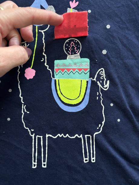 Triko modré vánoční - v.5 let gap, 110