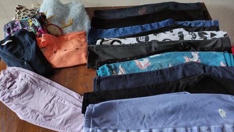 Mix/balík dívčí 17ks vel.122-128/134, 122–134