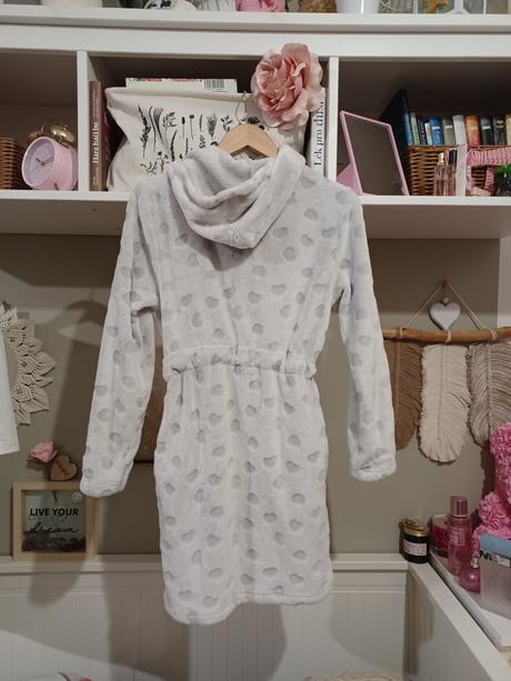 Domácí plyšová mikina, teplé šaty, župan 146/152, pepco,152