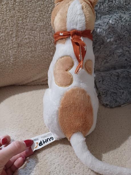 3krát plyšový pes gump, mops, 