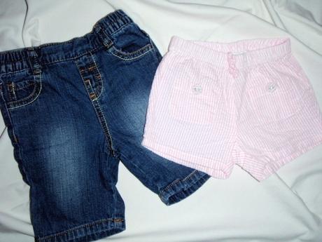 Měkkoučké riflové kraťasy a vzdušné šortky, next,62