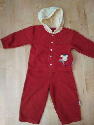 Teplý fleecovy komplet vel. 86, loana,86