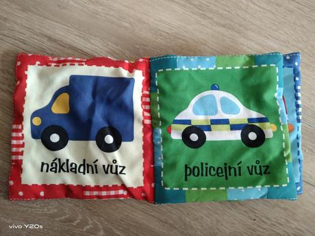 Látková knížka moje autíčka, 