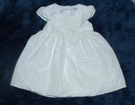 Slavnostní sváteční společenské dívčí šaty, mothercare,80