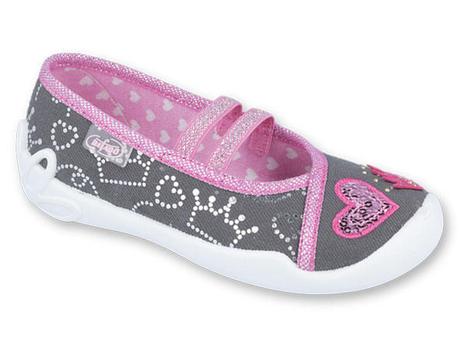 Dívčí papučky, balerínky befado, befado,27