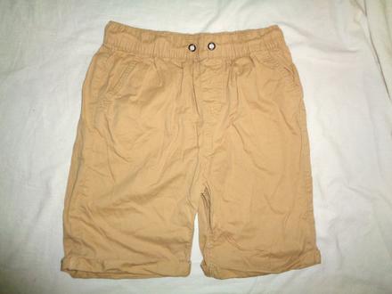 Super hořčicově hnědé příjemné kraťasy, nutmeg,164