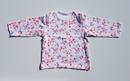 B106 dívčí triko s dlouhým rukávem v. 62-68, marks & spencer,62