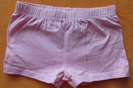 Kraťasy růžové s bílými puntíky, pepco,128