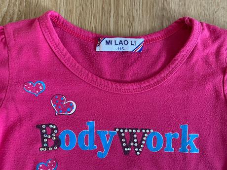 Dívčí trika s dlouhým rukávem - vel. ca 116, lupilu,116