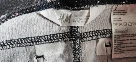 Dívčí leginy, jegginy, džegíny, vel.140, zn.h&m, h&m,140