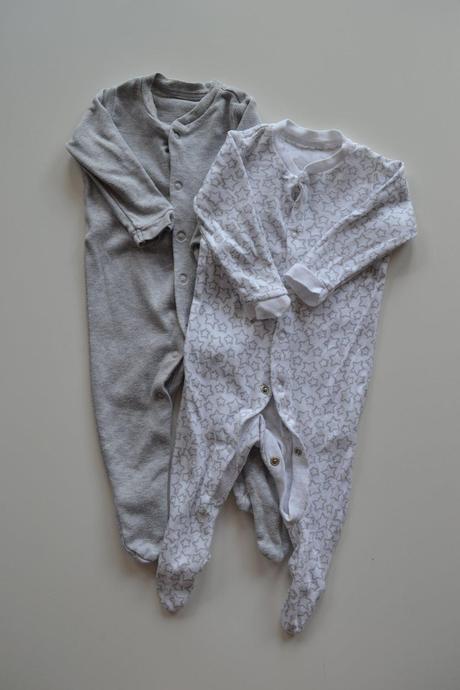 Bavlněné dupačky 2ks, f&f,62