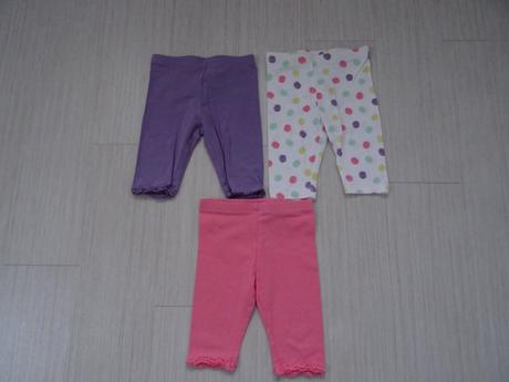 3x dívčí 3/4 legíny zn. lupilu vel. 86/92, lupilu,86