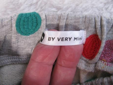 Hezká bavlněná sukně s puntíky, teplákovina, 92