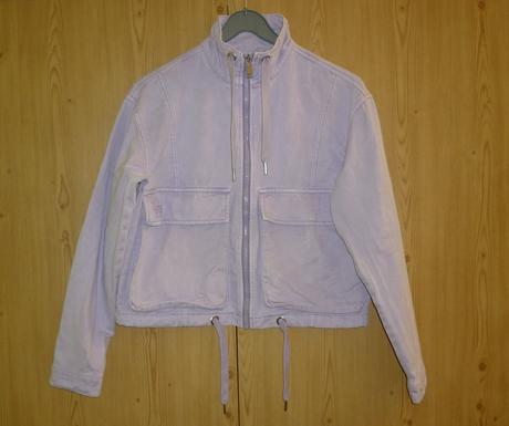 Světle fialová džínová bunda takko fashion, takko,34
