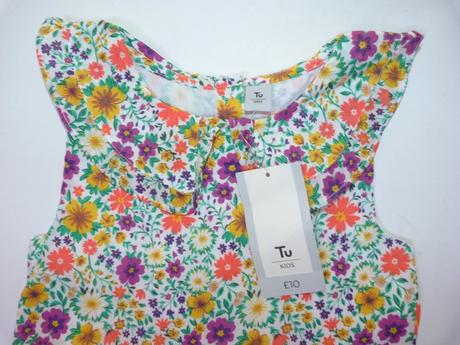 Tu  letní květované šaty vel. 110, tu,110