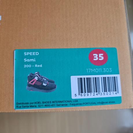 Barefoot zimní boty koel - sami red vel. 35, koel4kids,35