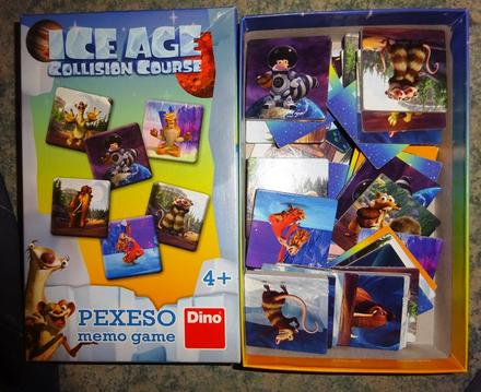 Pexeso ice age dino,