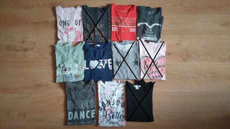 Trička s dlouhým rukávem, primark,140