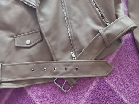Béžová biker bunda vel. xxl - n.o.v.á s visačkou, xl / xxl