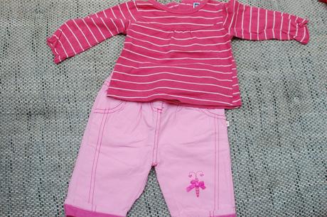 Komplet trika a kalhot, velikost 0-3 měsíce, kik,56