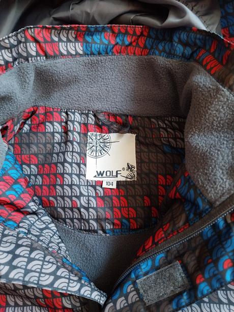 Chlapecká bunda, vel. 104, wolf,104