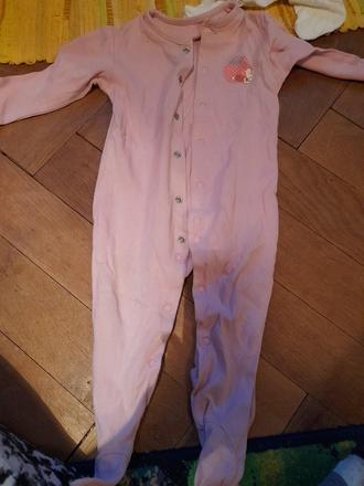 Overal růžový s prasátkem pů, 80