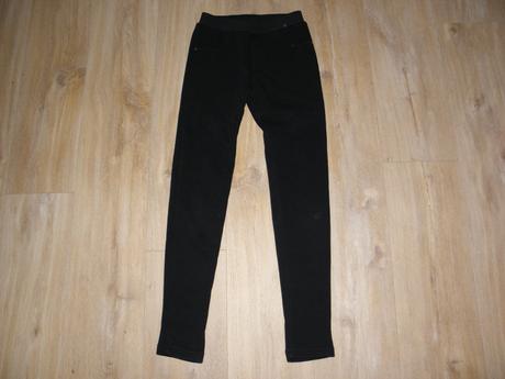 Dívčí černé termolegíny zn. kugo vel.158, kugo,158