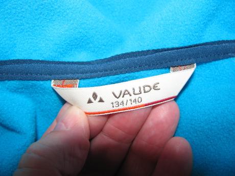 Softshellová khaki bunda s kapucí vaude, 140