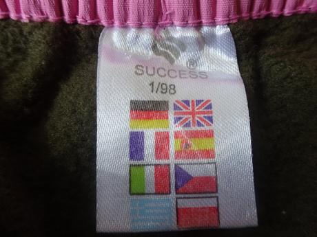 Zateplené kalhoty, vel. 98, success,98