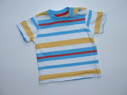 H569 chlapecké pruhované triko vel. 80, john lewis,80